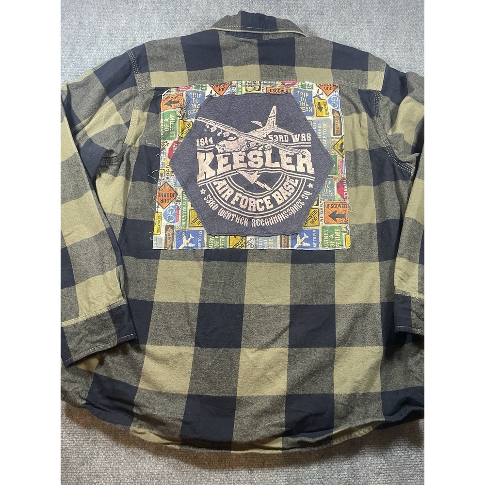 green and black plaid shirt from Ridgecut Toughwear With Keesler‎ Air Force Base
